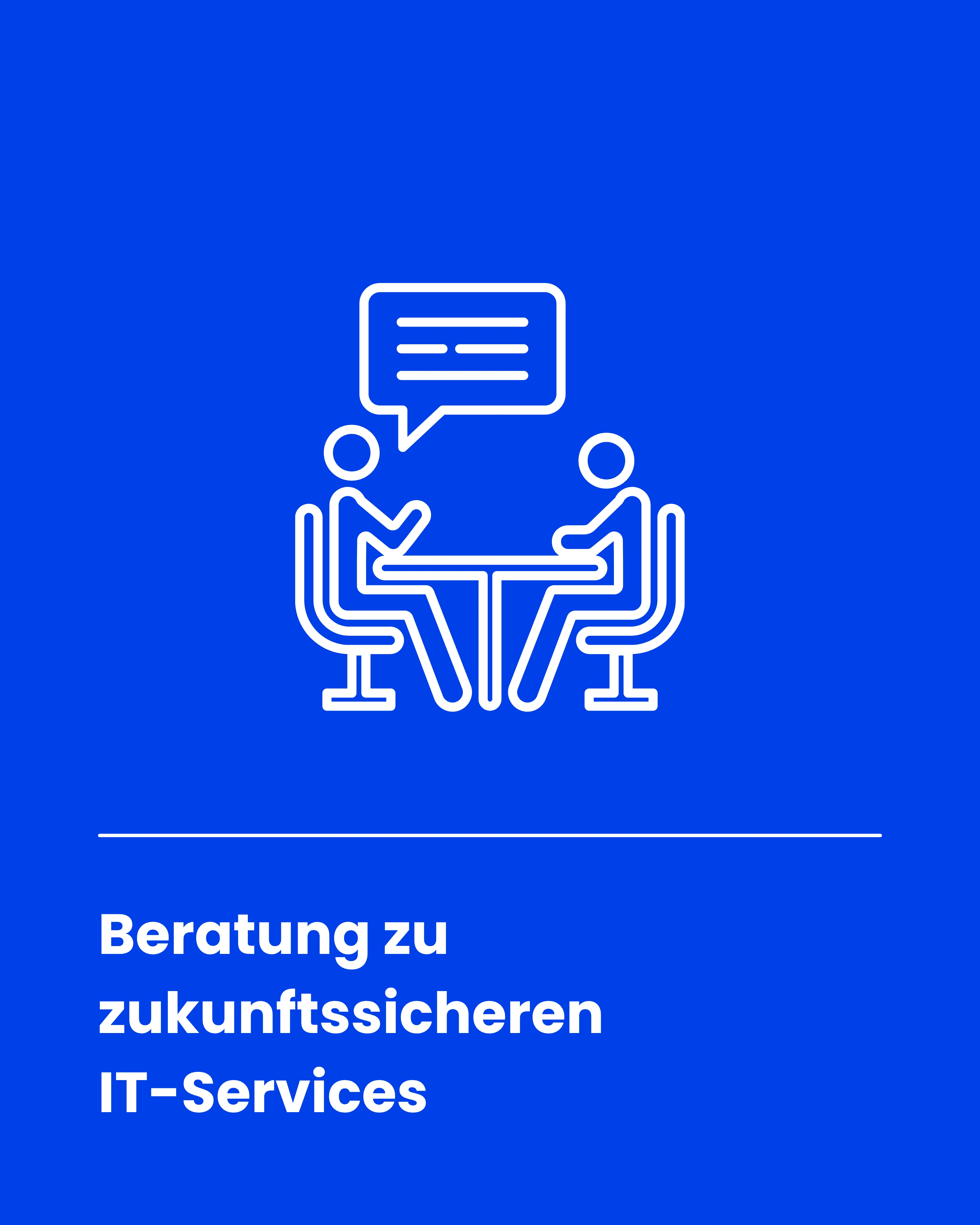 Beratung zu zukunftssicheren IT-Services