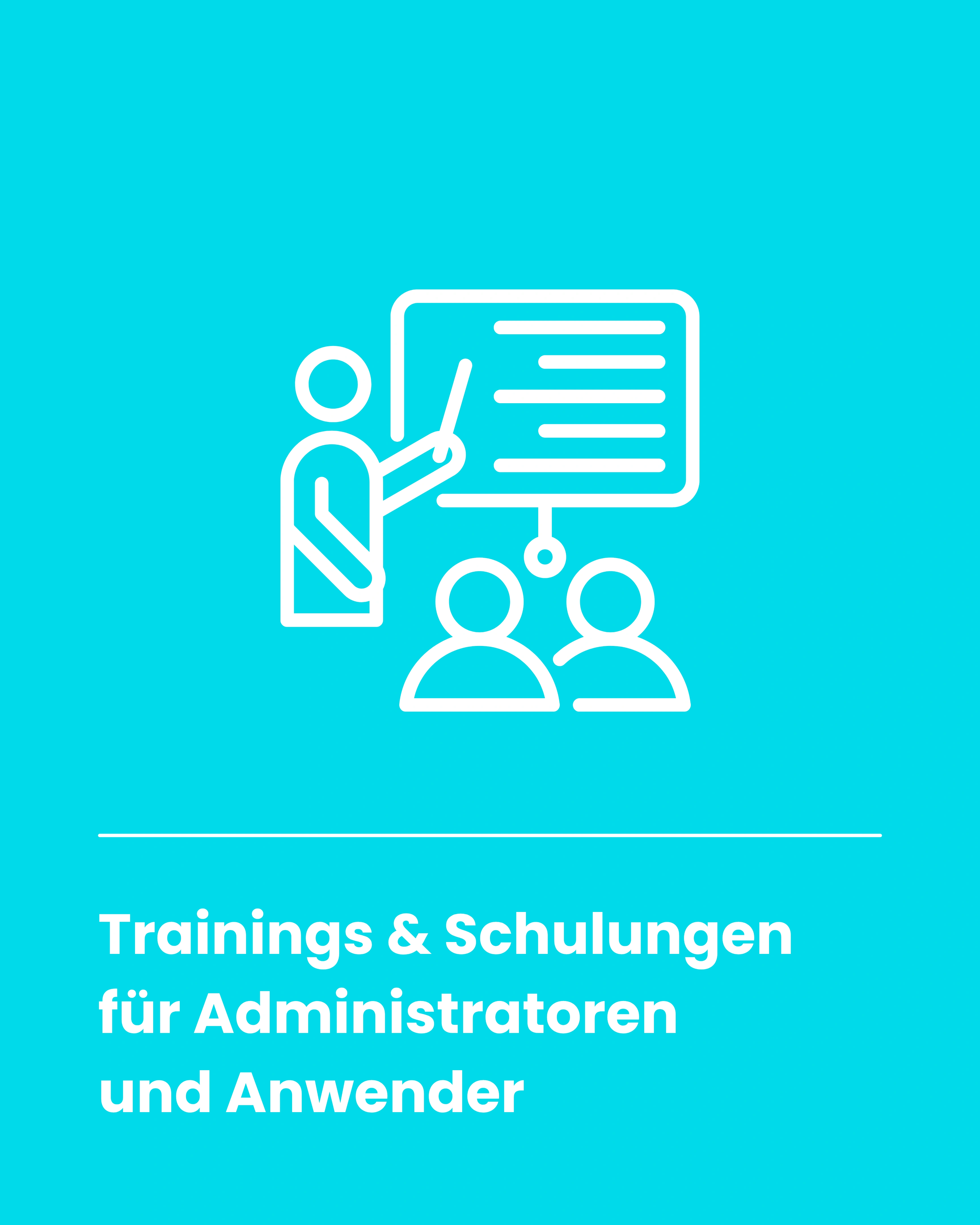 Trainings & Schulungen